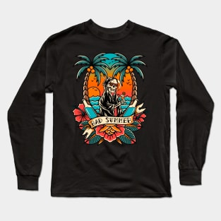 Summer skull Long Sleeve T-Shirt